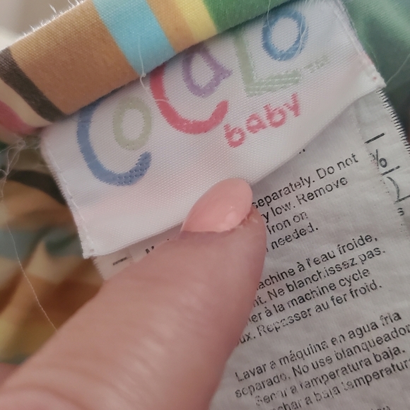 Cocalo Baby Crib Blanket/Quilt/Comforter Primary Colors Reversable Patch… - Picture 9 of 9